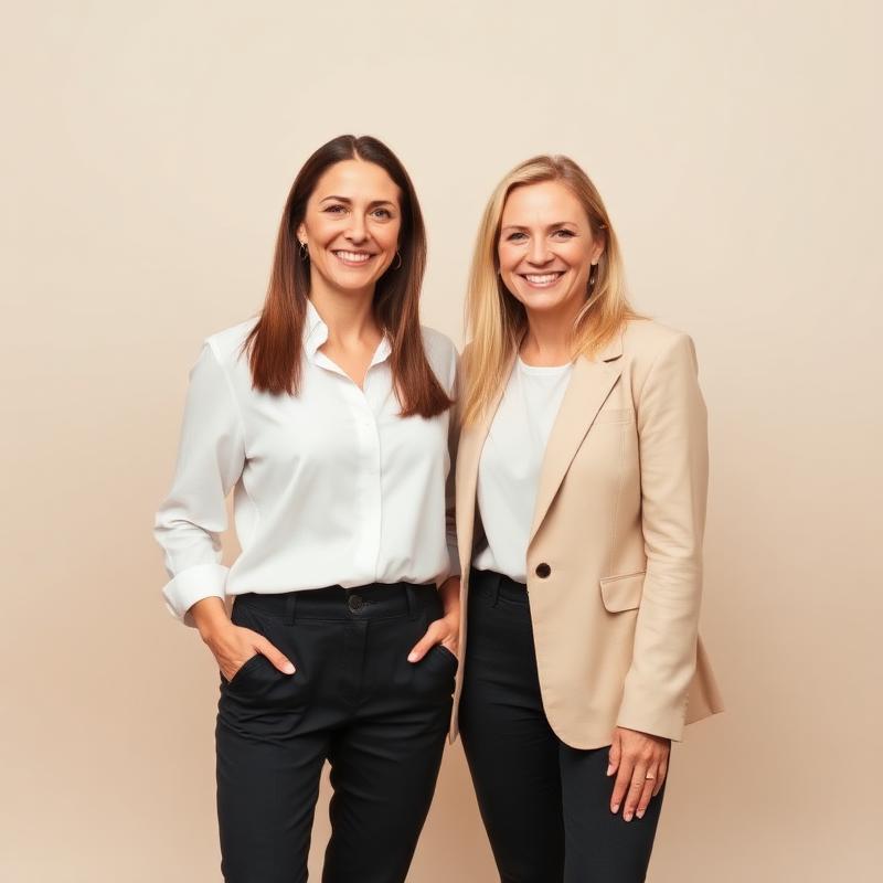 Soula and Tanya, founders of Heart 2 Heart Senior Services